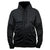 Armored reflective performance hoodie with the color black on black